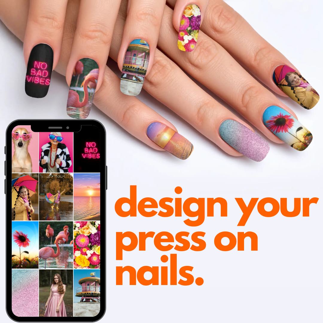 Design Your Own Custom Press-On Nails - Squoval