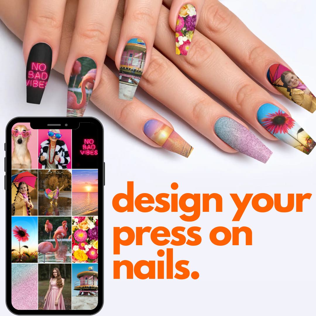 Design Your Own Custom Press-On Nails - Long Ballerina