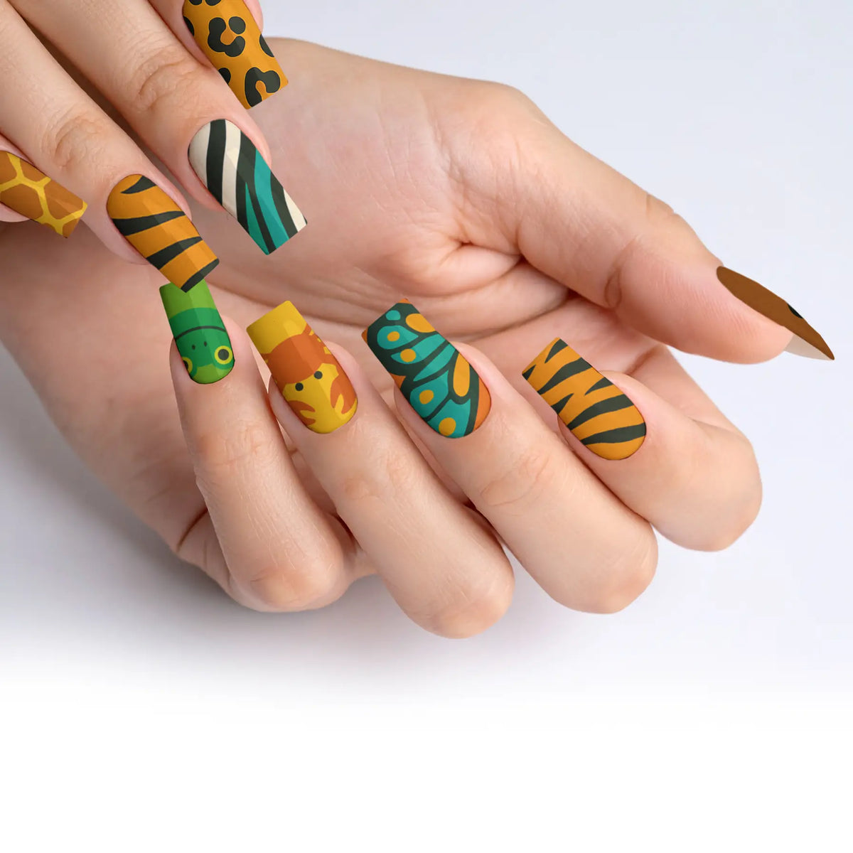 Wild Jungle Press-On Nails